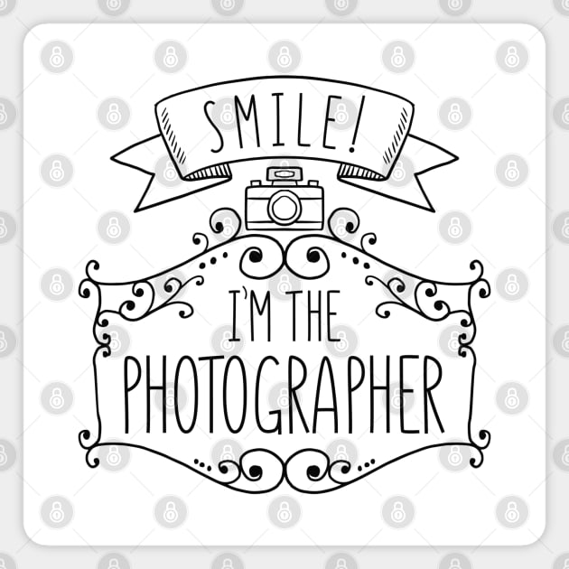 I’m The Photographer Magnet by LuckyFoxDesigns